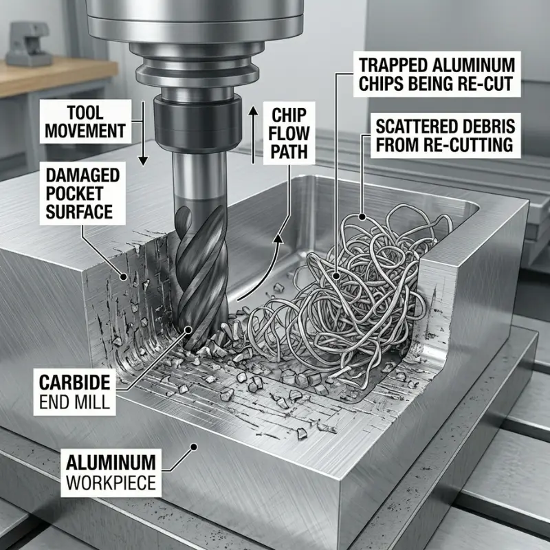 Aluminum chip
